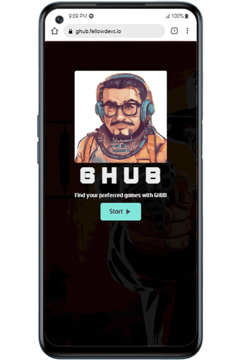 GHUB mobile screenshot