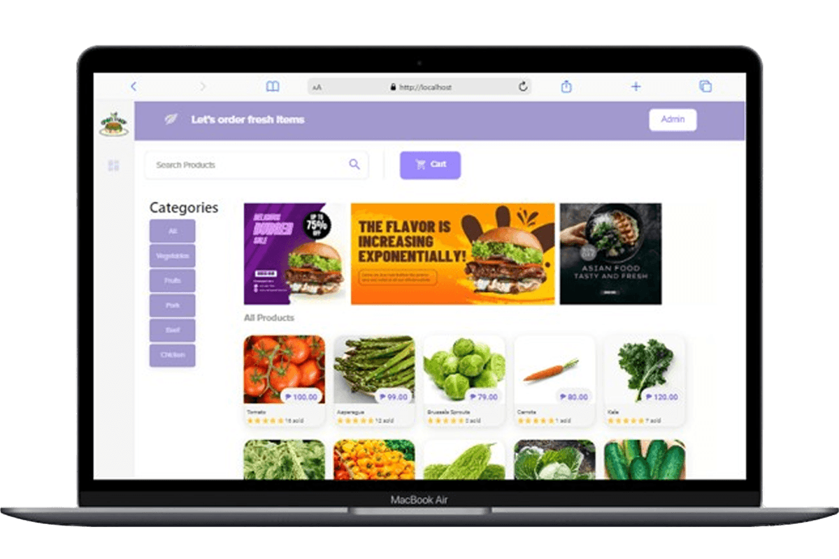 Orgo Shop desktop screenshot